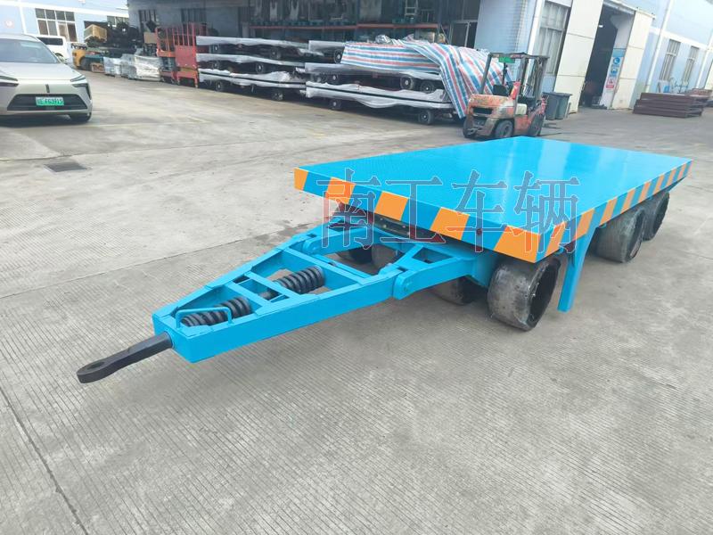 40吨重型三亿体育入口（中国） 无动力牵引全挂工具拖车