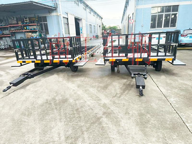5吨带不锈钢配件牵引三亿体育入口（中国） 护栏型全挂车